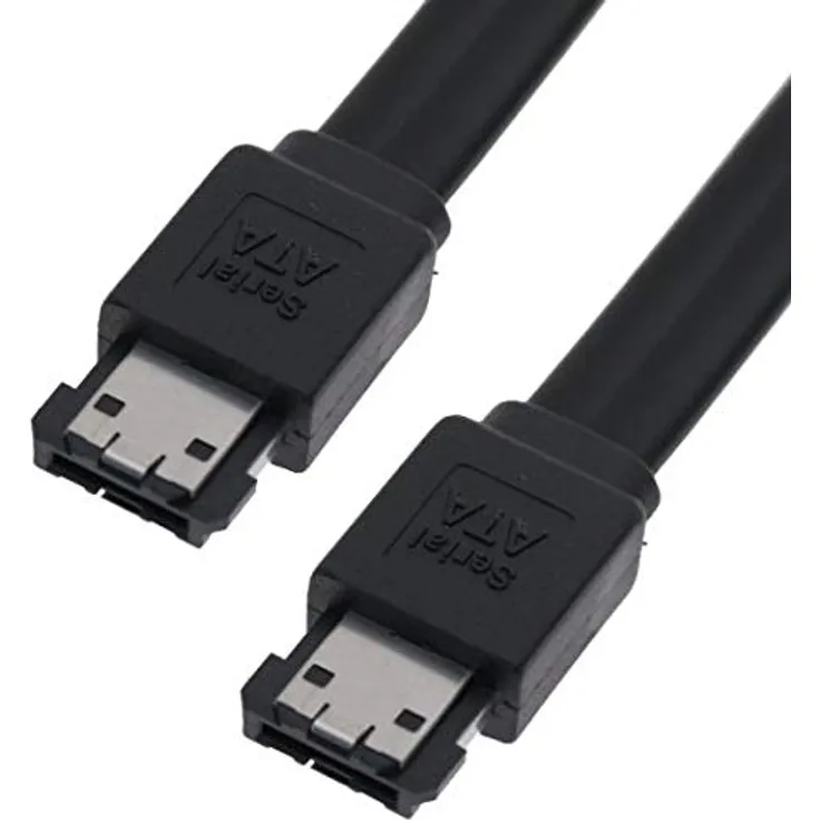 PremiumCord Kabel eSATA-eSATA, 1, 5 m, geschirmt, schwarz