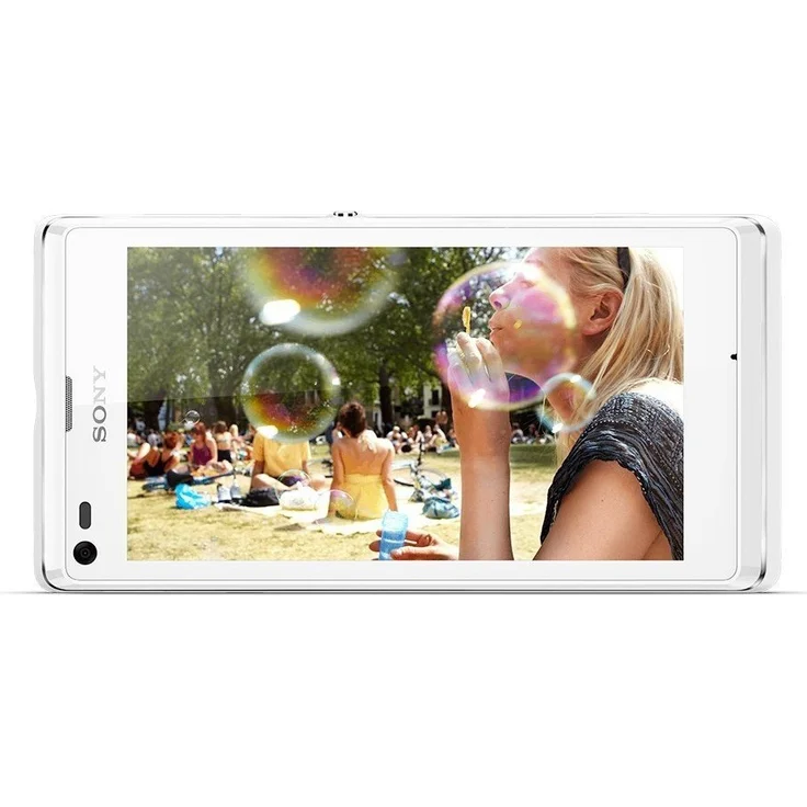 Sony Xperia L Smartphone 10,92cm Pixel (4,3 Zoll) TFT-Display, 8GB interner Speicher, 1GB RAM, Android, Weiß – Bild 2