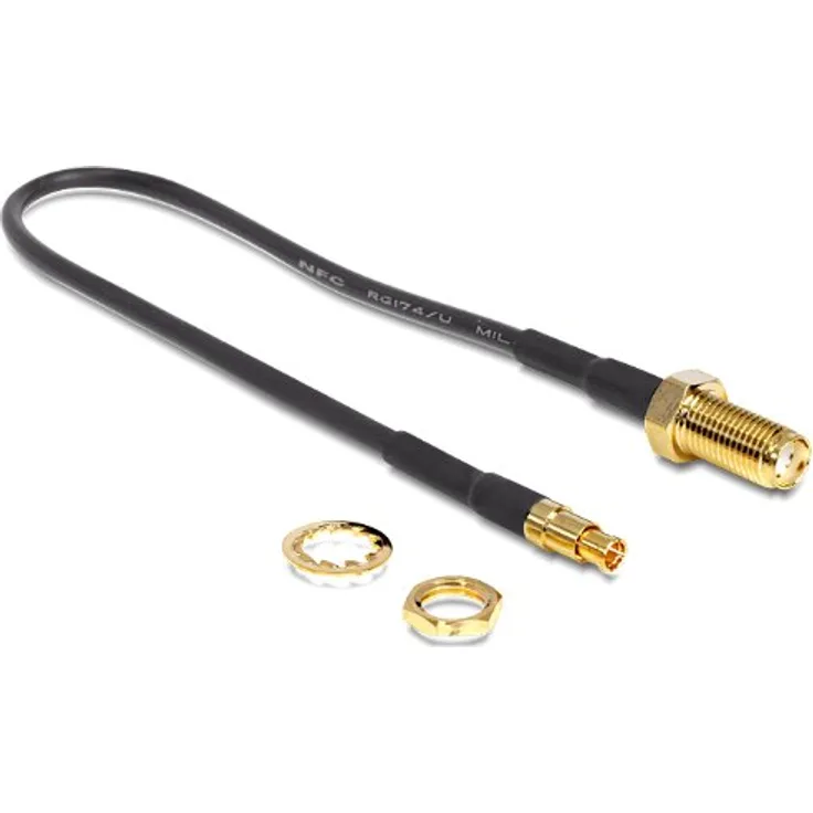 DELOCK HF SMA Buchse zum Einbau > TS-9 Stecker 200mm