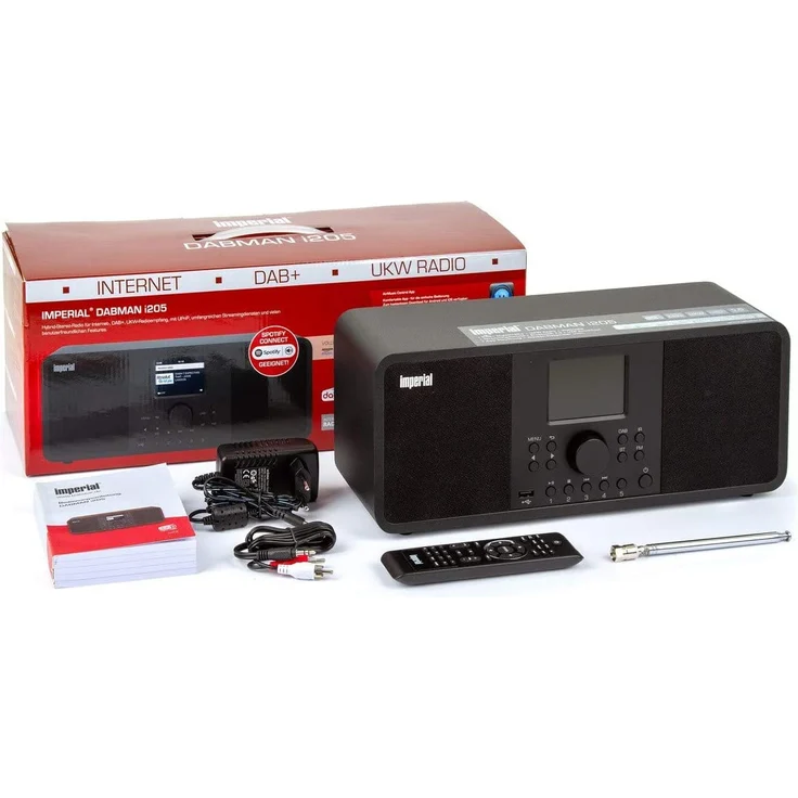 Imperial Dabman i205 Tischradio mit Bluetooth, WLAN, TFT-Display, schwarz – Bild 5