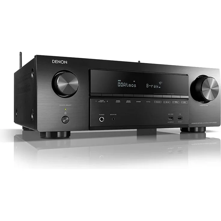 Denon AVR-X1500H 7.2 AV-Receiver mit Bluetooth, Internetradio, UKW, MW, schwarz