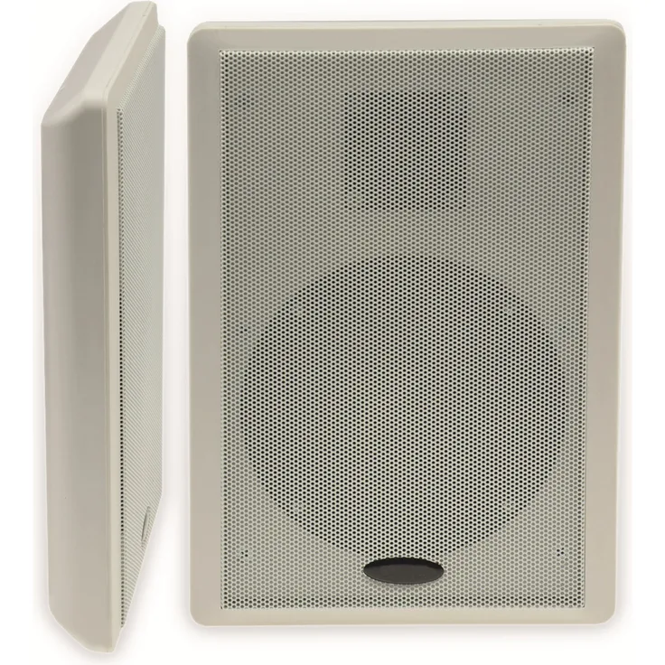 Flach-Lautsprecher CHILITEC 17804, 40 W, weiß, 2 Stück