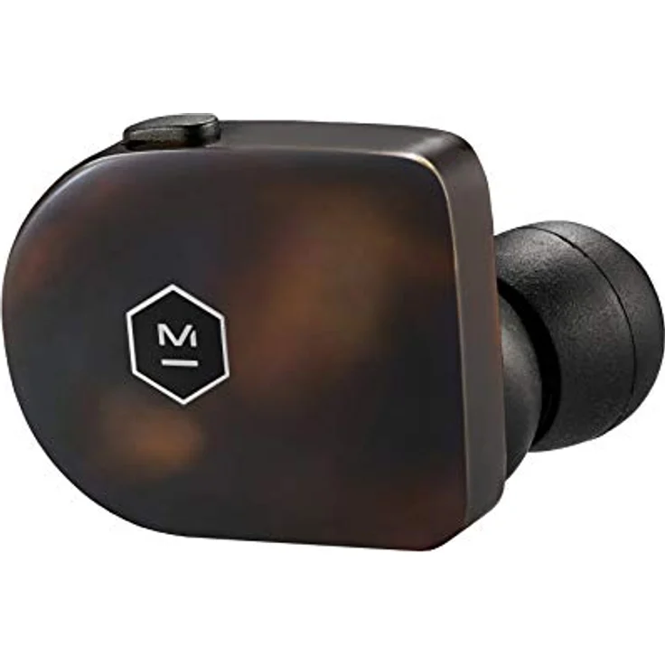 Master & Dynamic MW07TS True Wireless Kopfhörer (3,5h Akkulaufzeit pro Ladung, Edelmetall-Ladecase, IPX4) Tortoise Shell – Bild 1