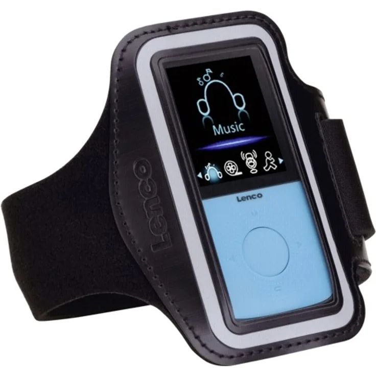 Lenco Mp3-player Podo-153, Schrittzählerfunktion und 4 GB interner Speicher Inklusive Kopfhörer