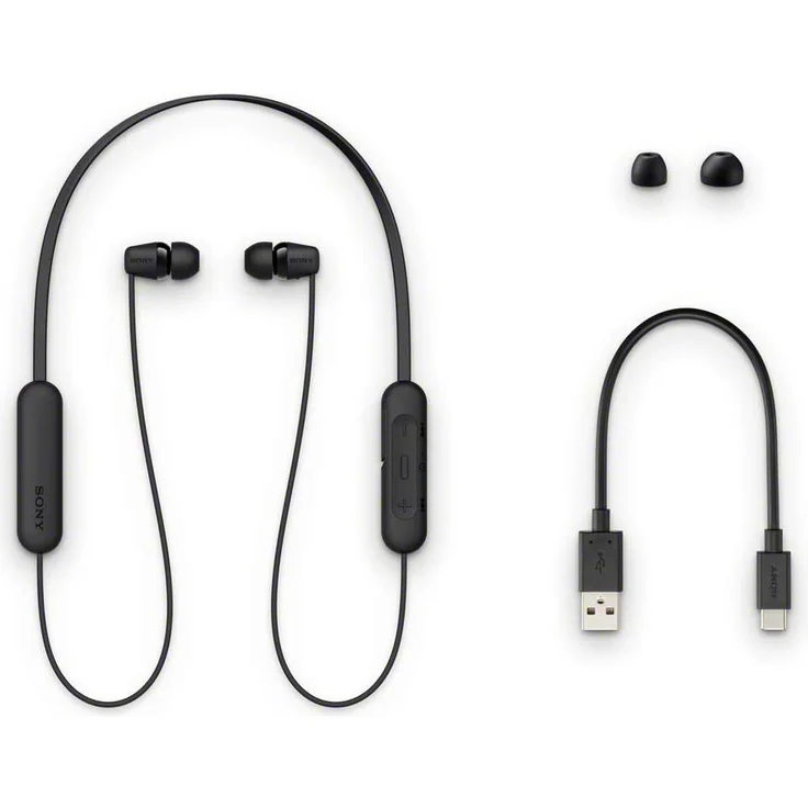 Sony WI-C200B In-Ear Kopfhörer, mit Bluetooth, Mikrofon, schwarz – Bild 8