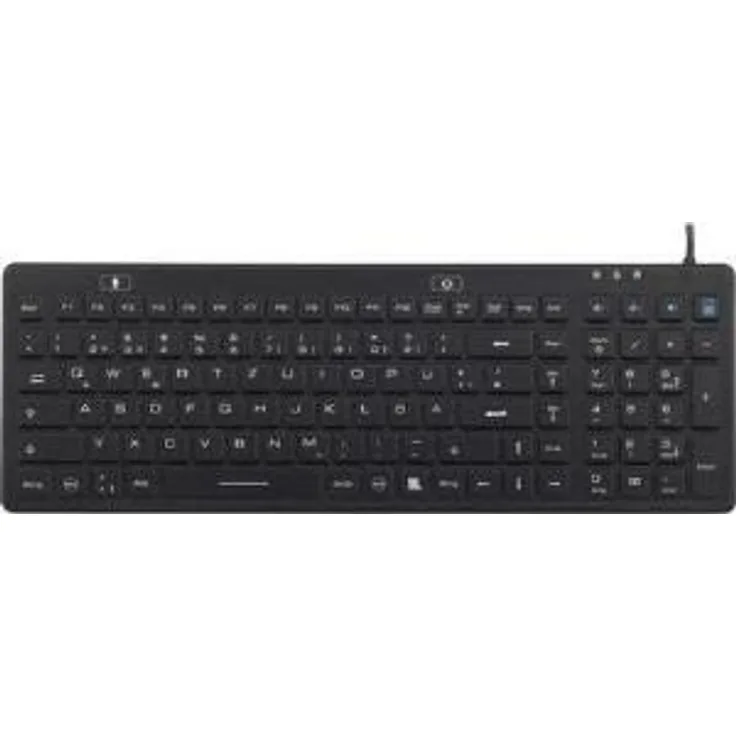 Renkforce iM-IKB106-BK Industrielle USB-Tastatur schwarz, IP68, USB, DE QWERTZ (RF-4222581)