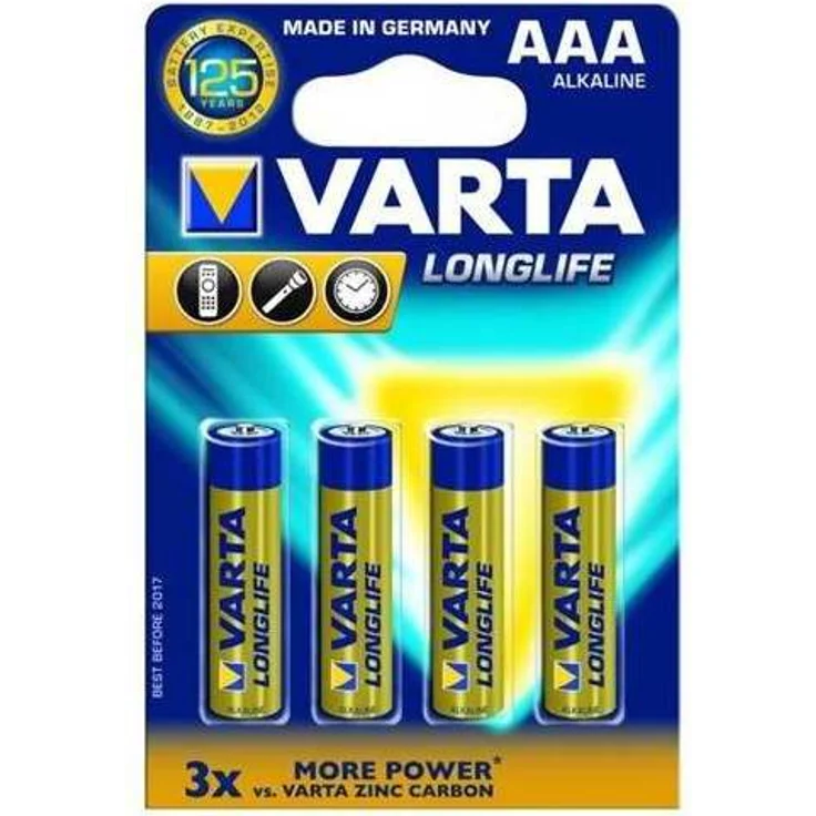 Varta Alkaline Extra Longlife 4103 Micro LR03