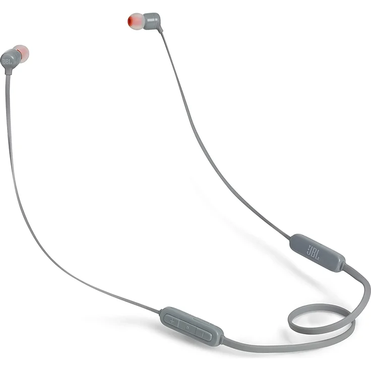 JBL Tune110BT In-Ear Kopfhörer mit Bluetooth, Mikrofon, geeignet für Sport, grau – Bild 1