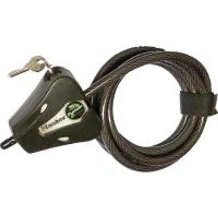 Master Lock 8418EURD Verstellbares Kabelschloss mit Schüsselschloss [Kabel einstellbar von 30 cm bis 1,8 m] [Python] - Ideal für Sportausrüstung, Werkzeuge und Gartenmöbel