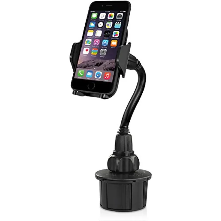 May MCUPXL 10 cm lange einstellbare Auto-Halterung für Becherhalter für iPhone, Smartphone und Mobiltelefon