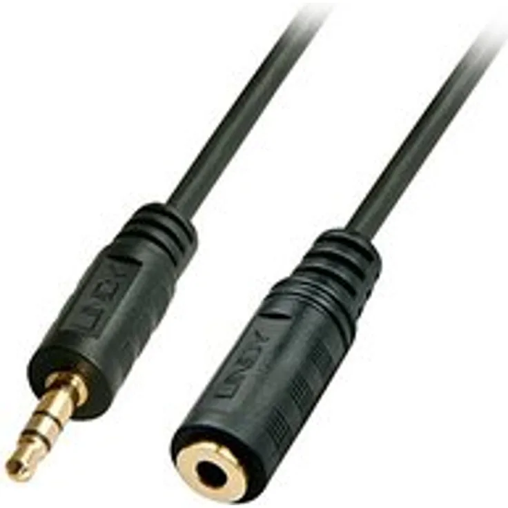 LINDY Premium Audio-Verlängerungskabel, 3,5mm Stereo-Klinkenstecker-buchse, 10m