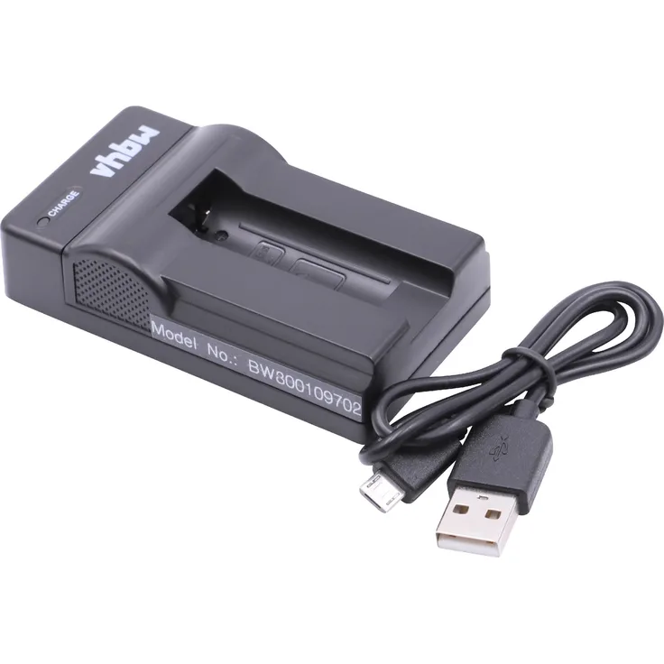 vhbw Micro USB Ladegerät Ladekabel passend für Kamera Canon Digital Ixus 1000 HS, 1000HS, 1100 HS, 1100HS, 500HS, 510HS.