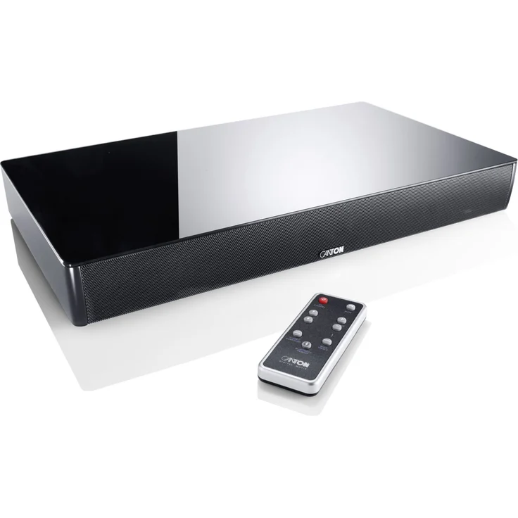 Canton DM 60 2.1 Soundbase ohne Subwoofer mit Subwoofer, kabellos/kabelgebunden, geeignet für TV, schwarz (2018) – Bild 3