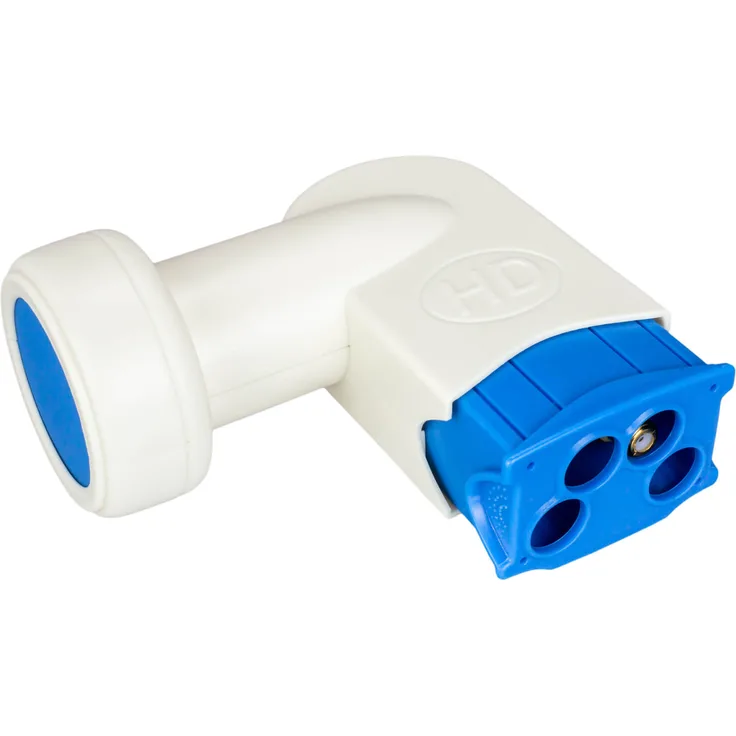 HB-DIGITAL UHD 404 NW Quad LNB ''WEISS BLAU''