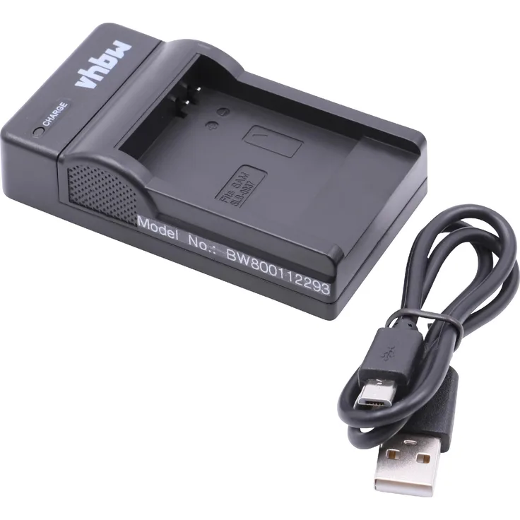 vhbw Micro USB Ladegerät Ladekabel passend für Kamera Samsung CL5, i8, L730, L830, NV33, NV4, PL10, ST10