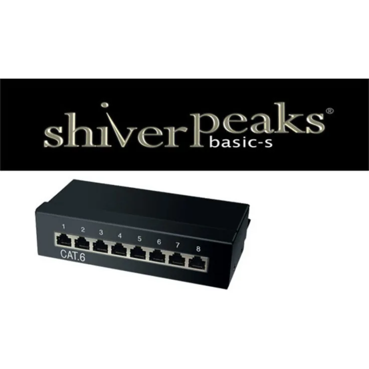 shiverpeaks BASIC-S Cat.6 Patchpanel 8 Port geschirmt