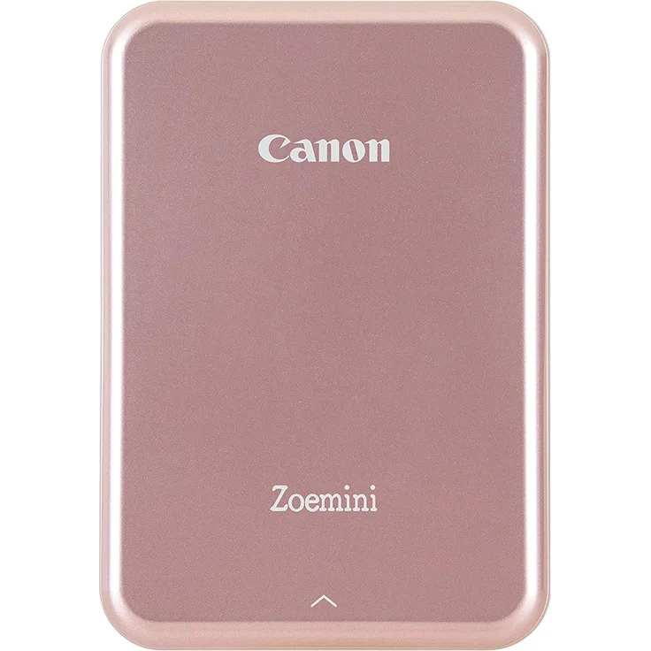 Canon Zoemini Mini Fotodrucker (Mini Fotodrucker, Bluetooth, 5 x 7,5cm Fotos, Akku, ZINK Druck tintenfrei, Sofortdruck, iOS, Android, Printapp, 160g, 314 x 400 dpi) roségold (3204C004)