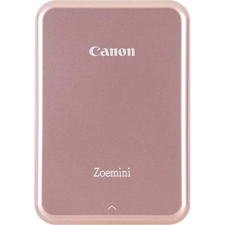 Canon Zoemini Mini Fotodrucker (Mini Fotodrucker, Bluetooth, 5 x 7,5cm Fotos, Akku, ZINK Druck tintenfrei, Sofortdruck, iOS, Android, Printapp, 160g, 314 x 400 dpi) roségold (3204C004) – Bild 1