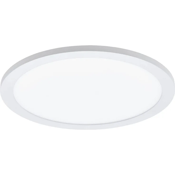 EGLO connect LED Deckenleuchte SARSINA-C Panel, Smart Home Deckenlampe, Material: Aluminium, Kunststoff, Farbe: Weiß, 300 mm, inkl. Fernbedienung, dimmbar, Weißtöne und Farben einstellbar