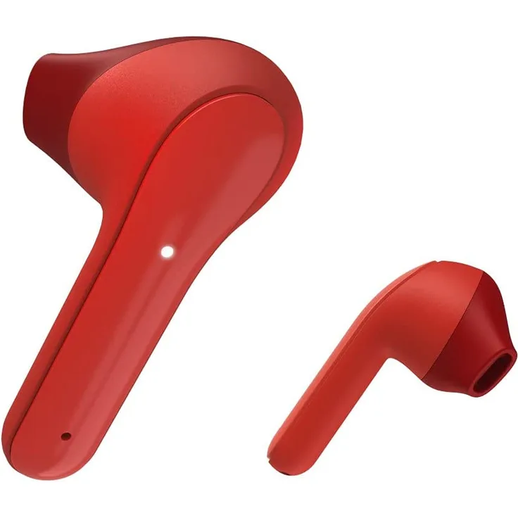 Freedom Light True Wireless In-Ear-Kopfhörer mit Bluetooth, Google Assistant, Apple Siri, Mintfarbe, rot