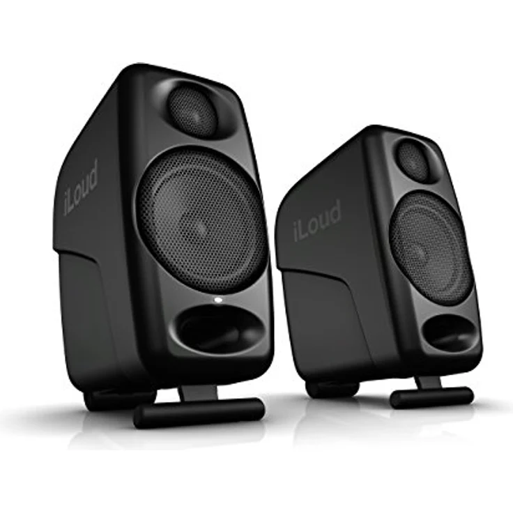 iLoud Micro Monitor Black Special Edition - kleinste Studio-Referenz-Monitorpaar weltweit, 4 Class-D-Endstufen, 50 Watt (RMS) bi-amped, Bassreflex, schwarz – Bild 1
