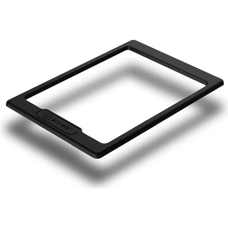 Icy Box IB-AC729 Bauhöhe-Adapter (Spacer) 7 mm auf 9,5 mm für 2,5 Zoll HDD-SSD, selbstklebend, schwarz
