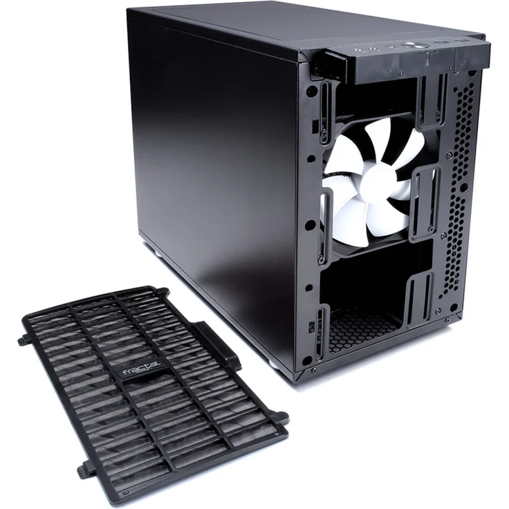 Fractal Design Define Nano S Black Window, PC Gehäuse (Midi Tower mit seitlichem Fenster) Case Modding für (High End) Gaming PC, schwarz – Bild 3