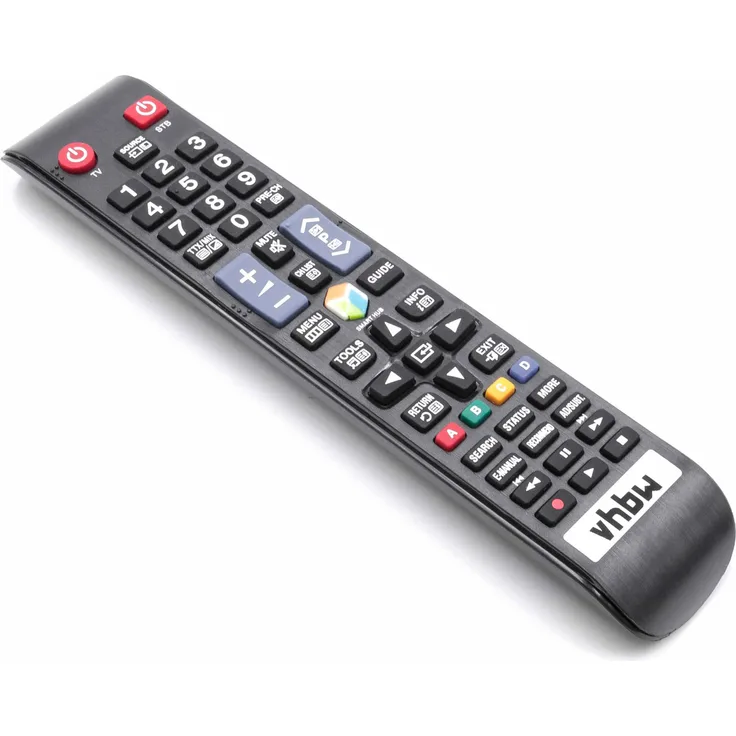 vhbw Fernbedienung passend für Samsung UE22F5470, UE32F4500, UE32F4570, UE32F5300, UE32F5305, UE32F5370, UE32F5500 Fernseher, TV