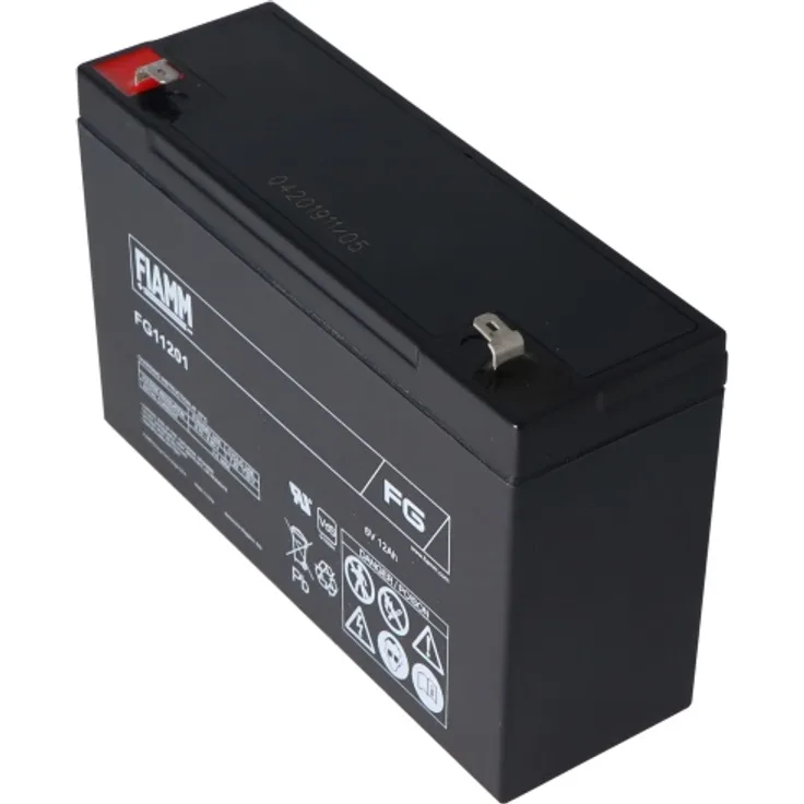 Fiamm FG11201 Blei Akku 6 Volt 12Ah