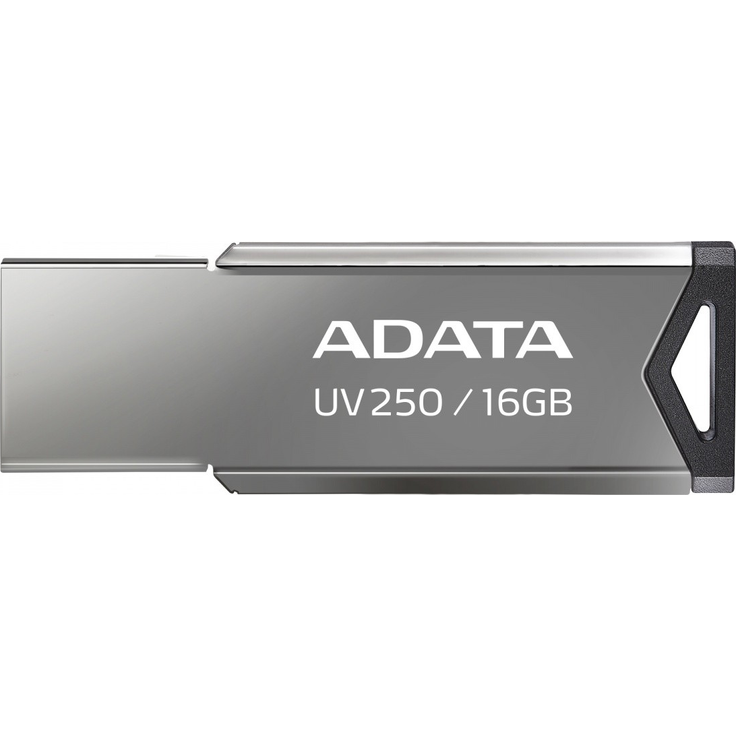ADATA UV250 USB-Stick 16 GB USB Typ-A 2.0 Silber - USB-Sticks (16 GB, USB Typ-A, 2.0, Ohne Deckel, 5,6 g, Silber)