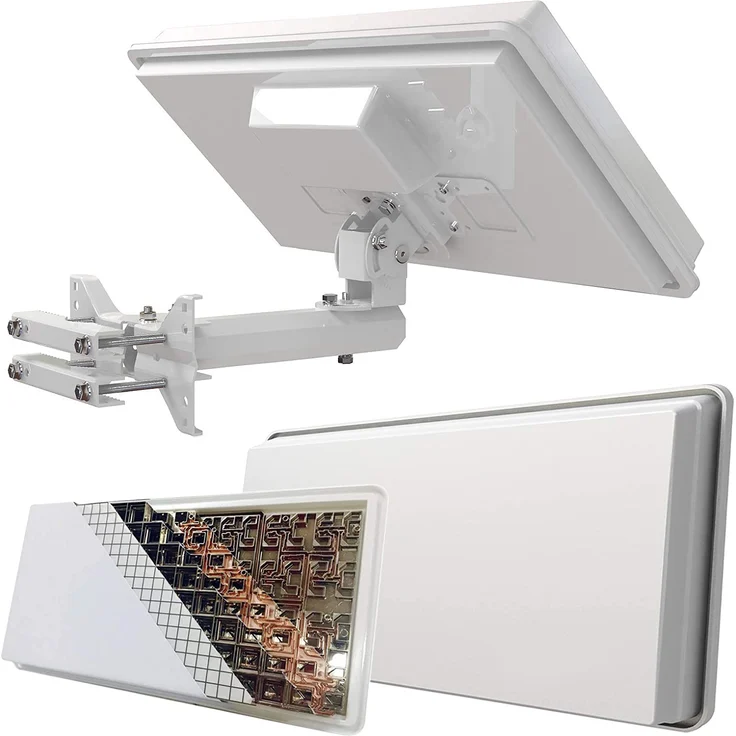 Selfsat Flachantenne HD Sat Anlage (Kabel, Fensterhalterung, Sat-Finder) – Bild 2