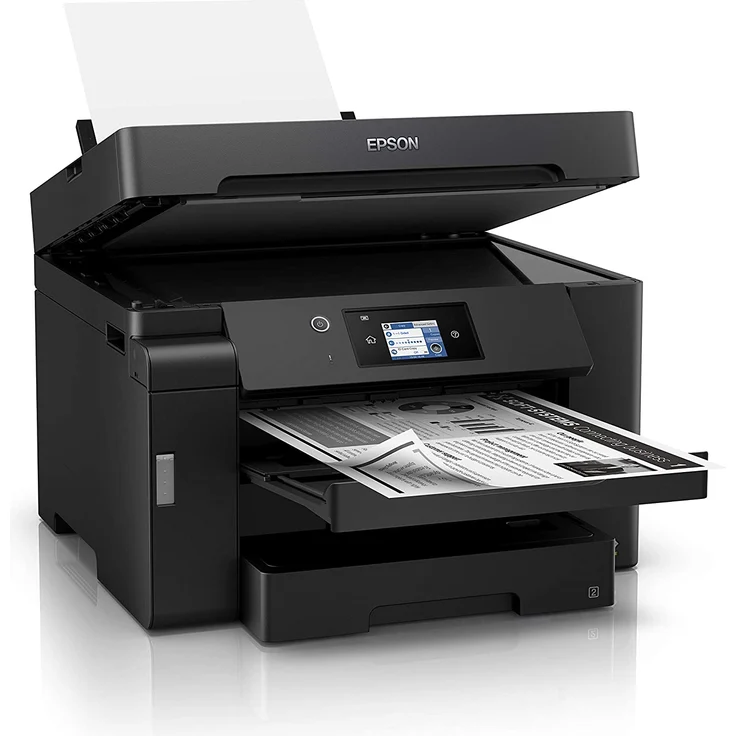 Epson EcoTank ET-M16600 (3-in-1) Multifunktionsdrucker - (Tintenstrahl) Mono, Druckgeschwindigkeit: 25 s/w, 16 Farbe, Auflösung: 4800 x 1200, Gb LAN, 1x USB 2.0 (Host), WLAN, AirPrint, Mobile Print, WiFi-Direct (C11CJ41401) – Bild 2