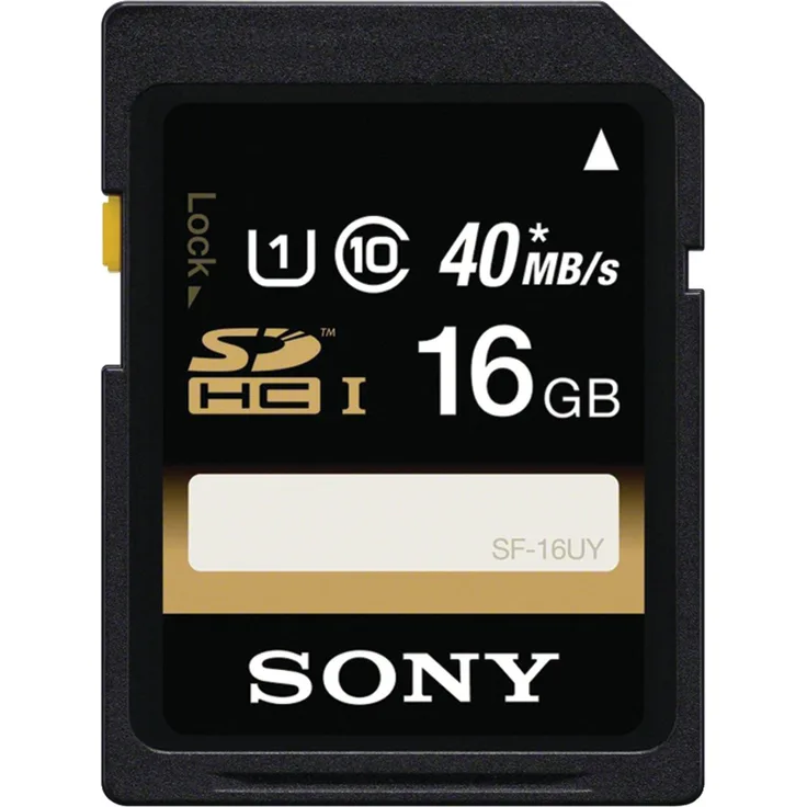 Sony SDHC/SDXC Class 10 UHS-1 R40 Speicherkarte 16GB