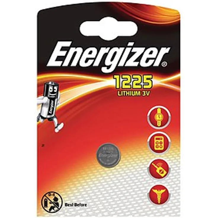 Energizer E300844200 Battery Lithium-Batterie CR1225, 3 W, 3 V