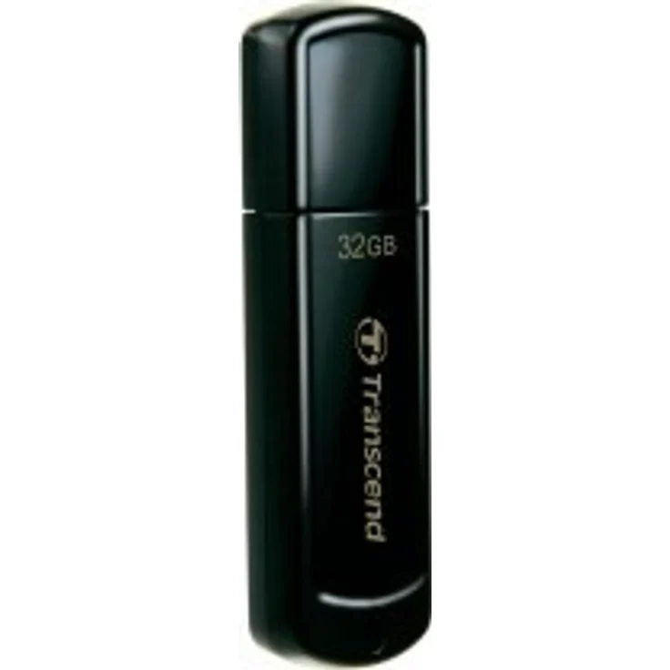 Transcend TS32GJF350 JetFlash 350 32GB USB-Stick (nur 8,5g) schwarz – Bild 1