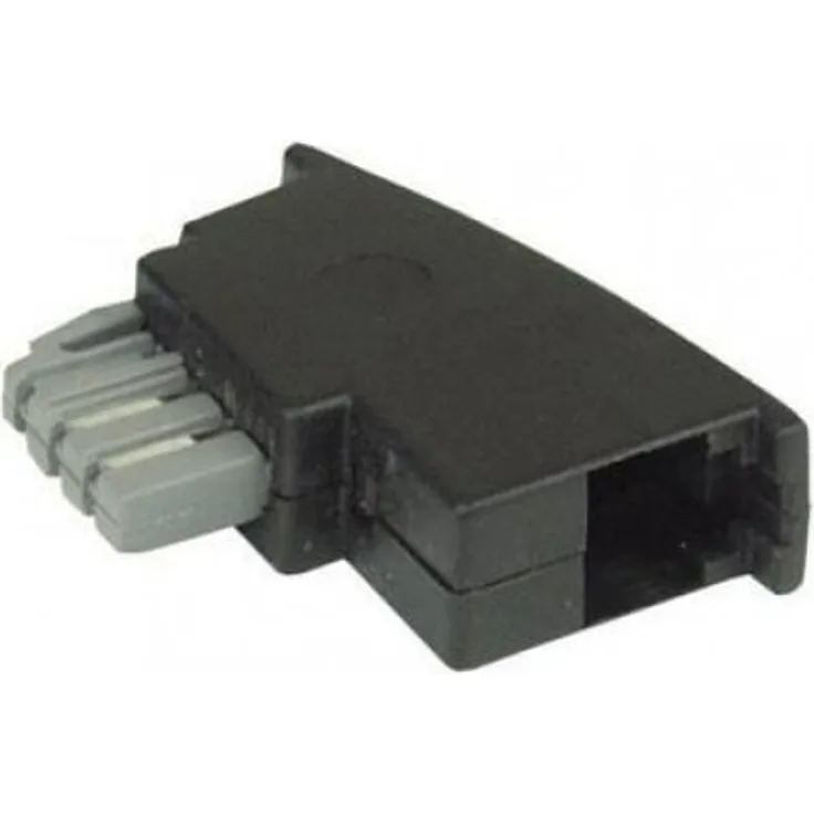 InLine - TAE-F Adapter - TAE-F Stecker- RJ11 Buchse - für Siemens, Telekom und Hagenuk usw. (69948B)