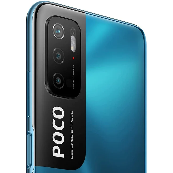 Xiaomi Poco M3 Pro 5G Smartphone 16,51cm (6,5 Zoll), IPS-Display, 64GB interner Speicher, 4GB RAM, Dual-SIM, Android 11, Cool Blue – Bild 2