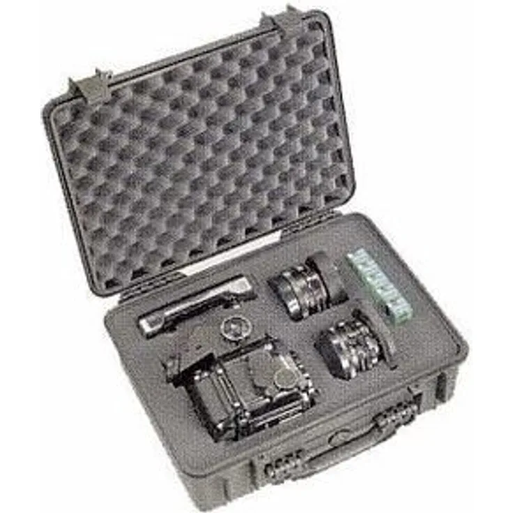 PELI 1520 Robuster Schutzkoffer für Empfindliches Equipment, IP67 Wasserdicht, 24L Volumen, Hergestellt in Deutschland, Mit Schaumstoffeinlage (Anpassbar), Schwarz