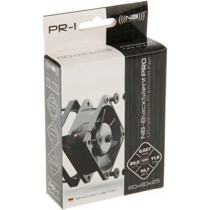 NOISEBLOCKER NB BlackSilentPro PR-1 60x60x25
