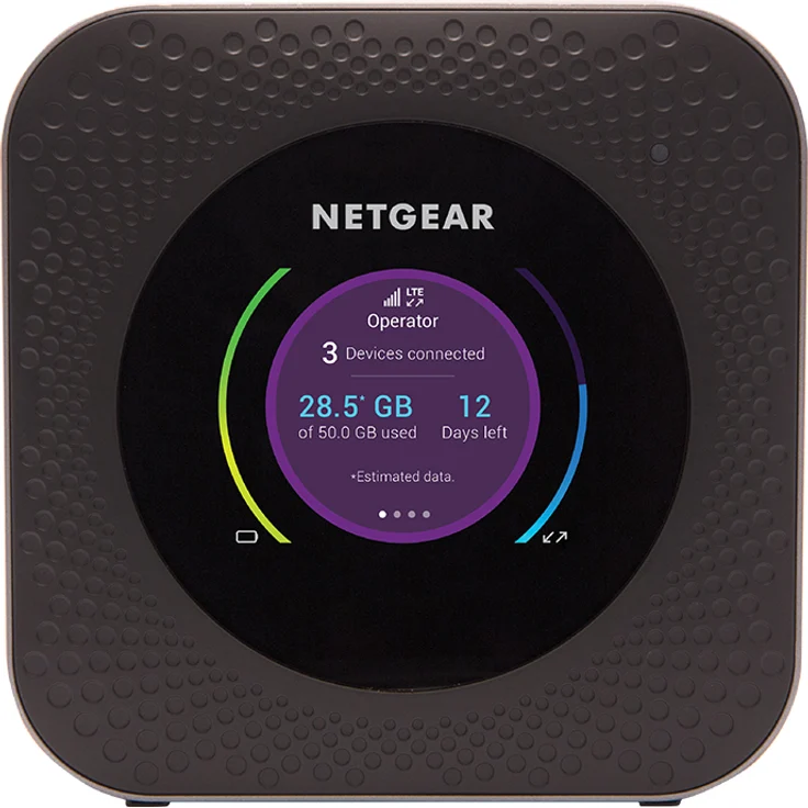 Netgear Nighthawk M1 Mobiler WLAN Router - 4G LTE Router MR1100 (bis zu 1 GBit-s Download-Geschwindigkeit, Hotspot für bis zu 20 Geräte, WiFi überall einrichten, für jede SIM-Karte freigeschaltet) – Bild 3