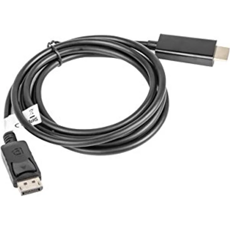 Lanberg cable Display Port(M)->HDMI 1.8m black (CA-DPHD-10CC-0018-BK)