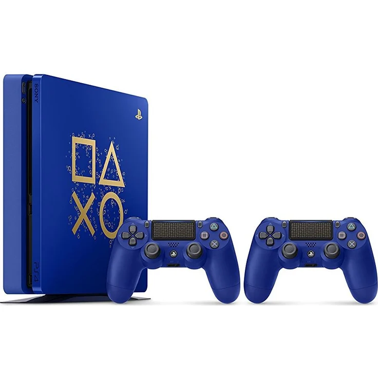 Sony PlayStation 4 Slim Limited Edition Days of Play Blau 500GB inkl. 2. Controller – Bild 2
