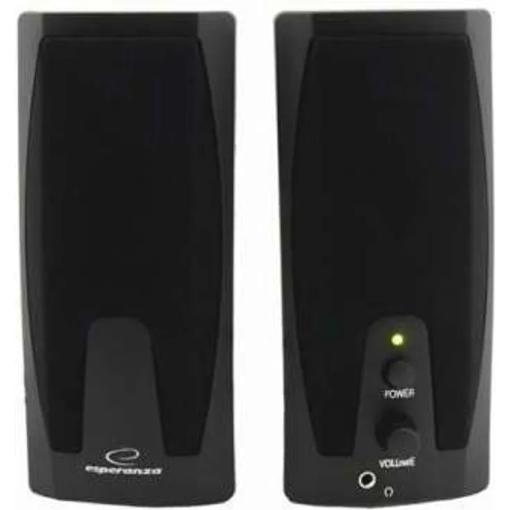 Esperanza GIOCOSO Multimedia Stereo PC Lautsprecher Computer Boxen mit AUX-Eingang und Lautstärkenregulierung