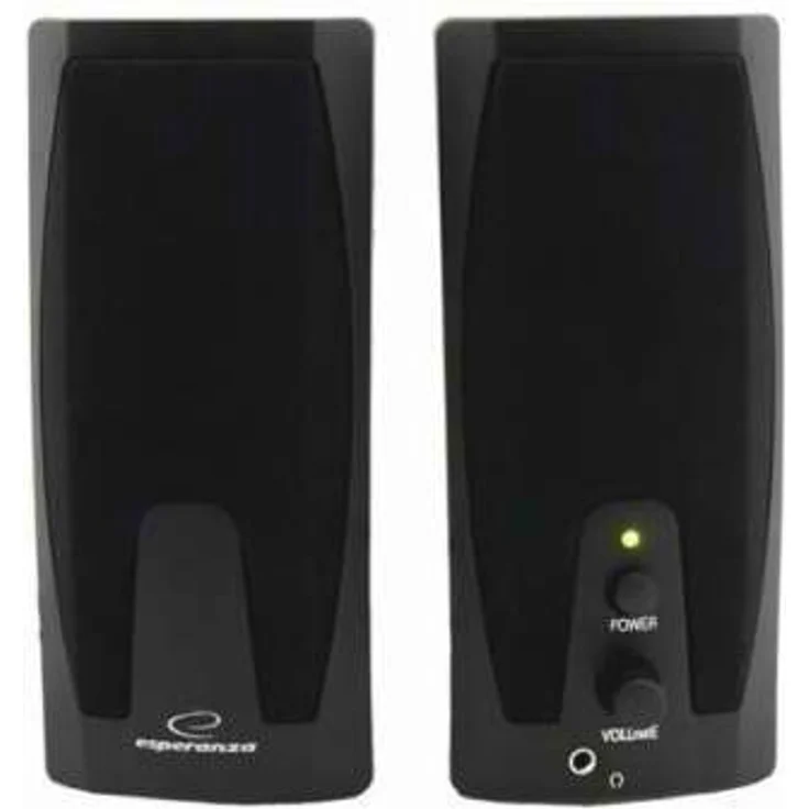 Esperanza GIOCOSO Multimedia Stereo PC Lautsprecher Computer Boxen mit AUX-Eingang und Lautstärkenregulierung – Bild 1
