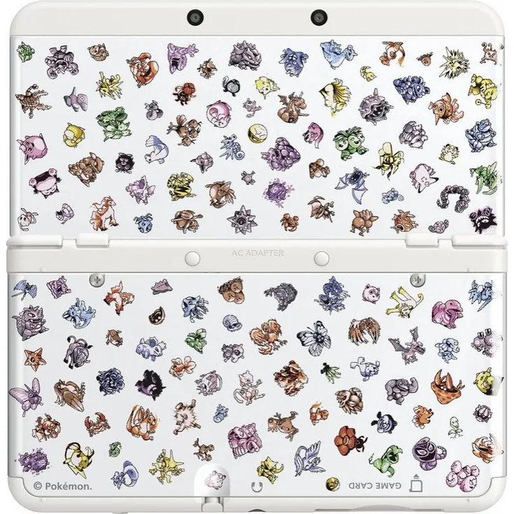 Nintendo Zierblenden - 031 Pokémon Retro (New 3DS)