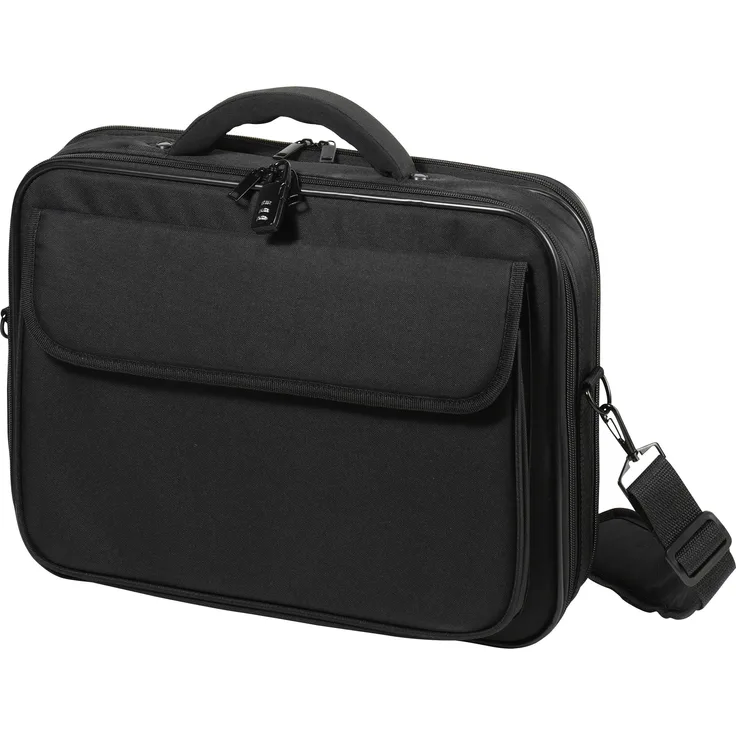Vivanco NB Bag 15.6 Wide Advanced Widescreen Laptop Tasche (39,6 cm (15,6 Zoll), Schloss, Trolleyband, Organizerfunktion) schwarz