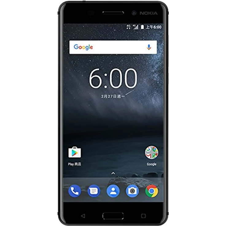 Nokia 6 Smartphone 13,97cm (5,5 Zoll) IPS, LCD-Display, 32GB interner Speicher, 3GB RAM, Dual-SIM, Android, Schwarz – Bild 1