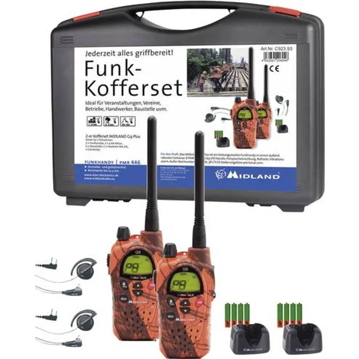 2er Kofferset Midland G9 Plus Blaze