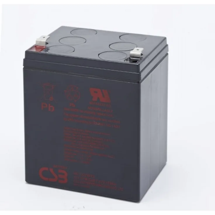 CSB-HR1227WF2 12 Volt AGM Bleiakku - 27Wh, 90x70x106mm Faston 6,3mm Hochstromfes