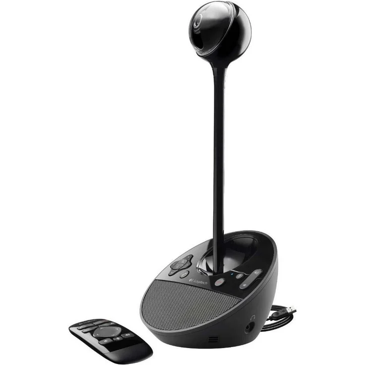 Logitech BCC950 All-in-One-Videokonferenzsystem - HD 1080p, 180°Blickfeld, Breitbandaudio, Motorisierte Kamera, Multidirektionaler Lautsprecher, Für 1-4 Personen, PC/Mac - Schwarz (960-000867) – Bild 1